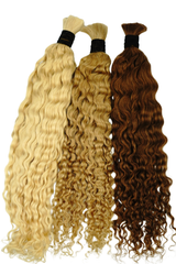 Burmese Curly Human Braiding Hair