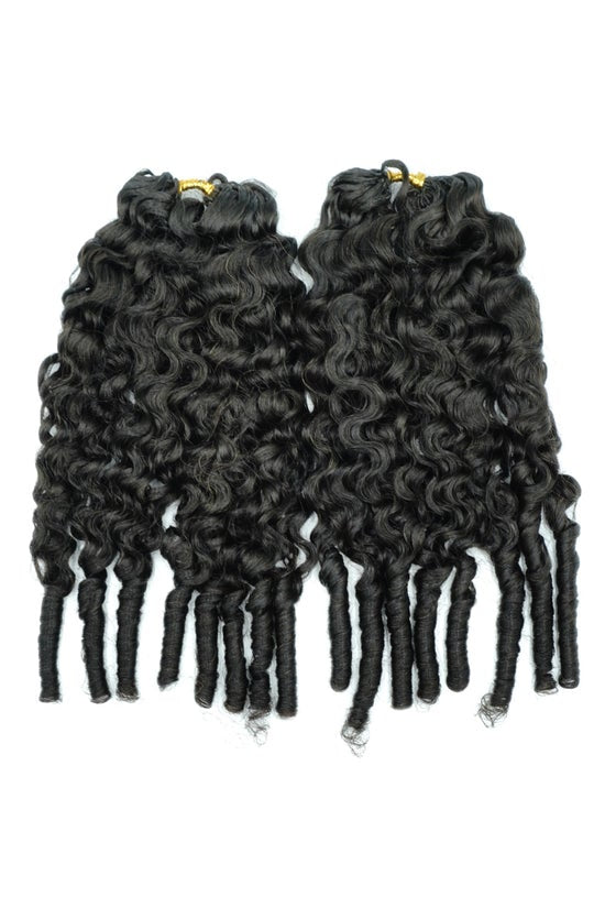 Crochet Burmese Curl human Hair